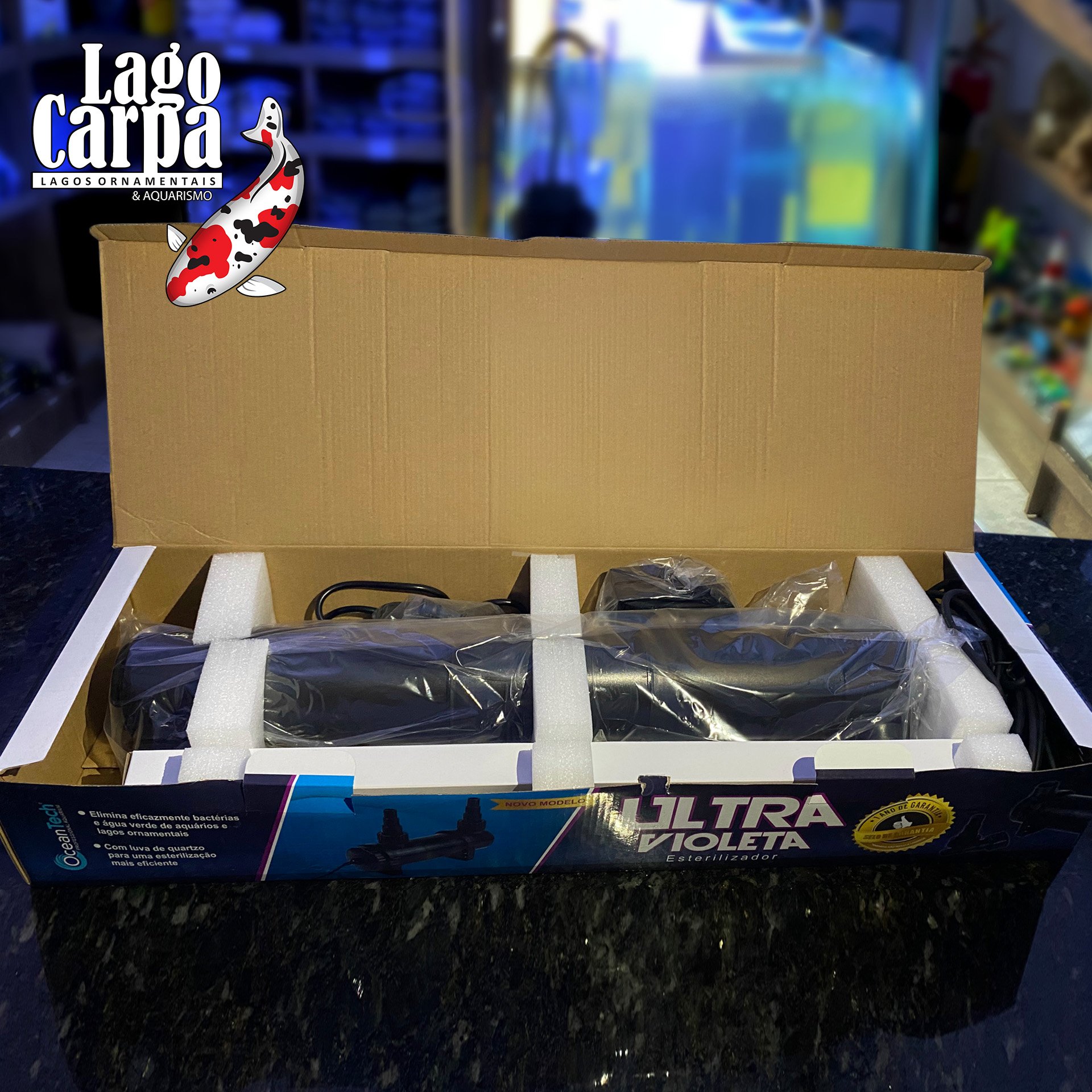 Esterilizador Filtro UV - 55W - Ocean Tech